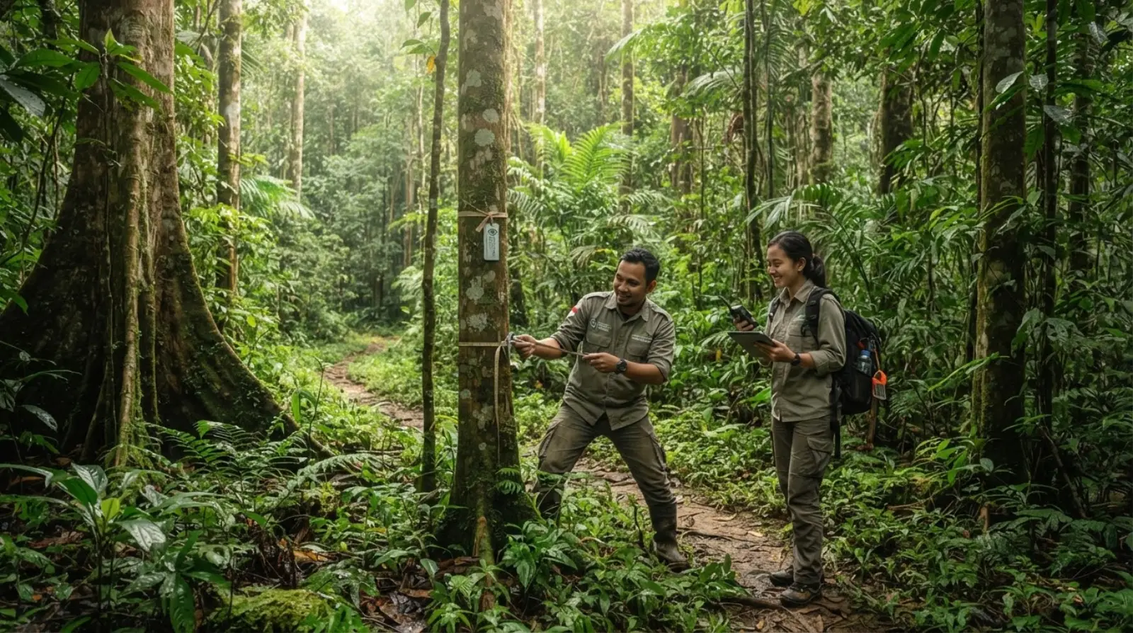 Kegiatan survei lapangan tim konsultan